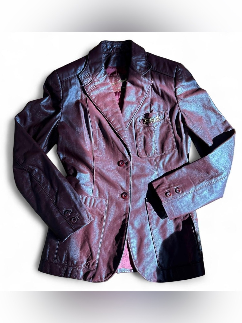 Vintage Etienne Aigner leather jacket